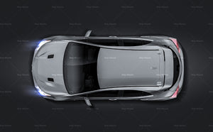 Toyota GR Corolla 2023 glossy finish - all sides Car Mockup Template.psd