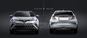 Toyota C-HR 2017 glossy finish - all sides Car Mockup Template.psd