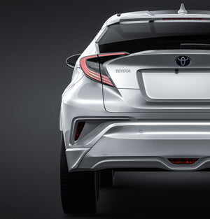 Toyota C-HR 2017 glossy finish - all sides Car Mockup Template.psd