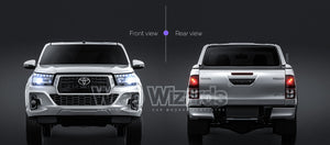 Toyota Hilux Revo Rocco 2018 glossy finish - all sides Car Mockup Template.psd