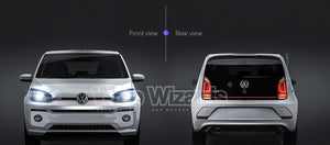 Volkswagen UP GTI 5door 2018 glossy finish - all sides Car Mockup Template.psd