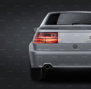 Volkswagen Corrado G60 1988 glossy finish - all sides Car Mockup Template.psd