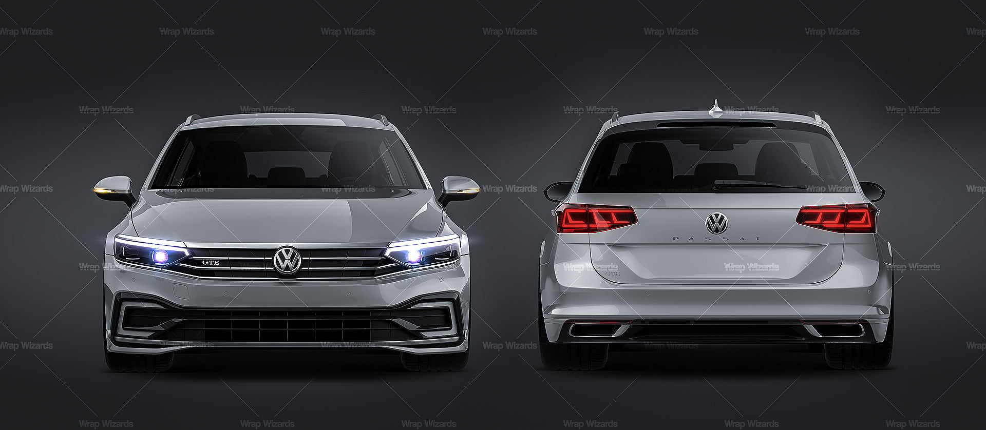 Volkswagen Passat Variant GTE 2020 - Car Mockup