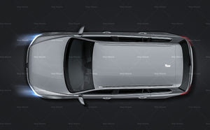 Volkswagen Passat Variant GTE 2020 glossy finish - all sides Car Mockup Template.psd