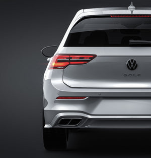 Volkswagen Golf MK8 GTE 2020 glossy finish - all sides Car Mockup Template.psd