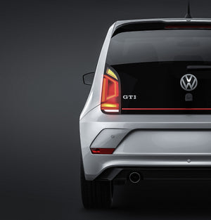 Volkswagen UP GTI 3door 2018 glossy finish  - all sides Car Mockup Template.psd