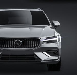 Volvo V60 2019 glossy finish - all sides Car Mockup Template.psd