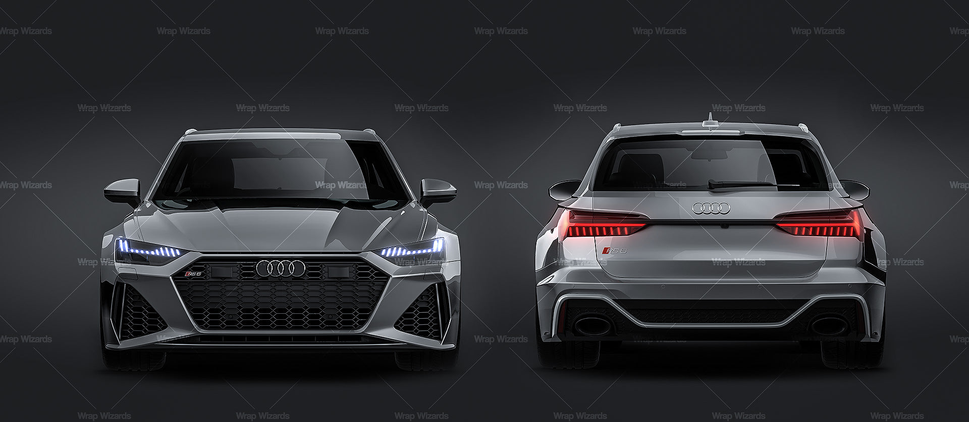 Audi RS6 Avant 2020 - Car Mockup