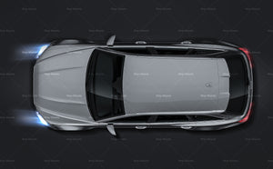 Audi RS6 Avant 2020 glossy finish - all sides Car Mockup Template.psd