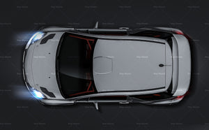 Citroen DS3 WRC / R5 glossy finish - all sides Car Mockup Template.psd