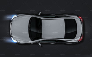 Infiniti G37 Coupe 2014 glossy finish - all sides Car Mockup Template.psd