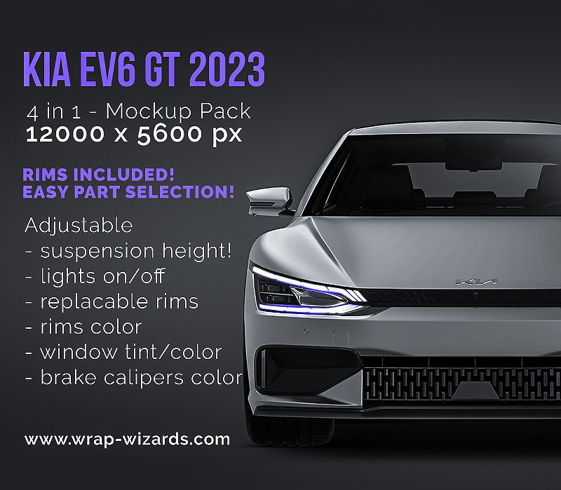 Kia EV6 GT 2023 - Car Mockup