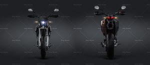 KTM 690 SMC-R 2020 glossy finish - all sides Motorcycle Mockup Template.psd