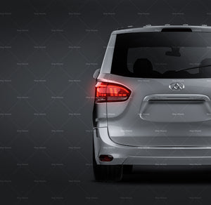 Maxus G10 | LDV G10 glossy finish - all sides Car Mockup Template.psd