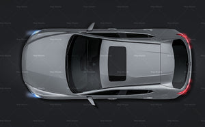 Mazda 3 2022 hatchback glossy finish - all sides Car Mockup Template.psd