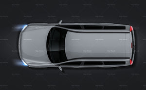 Nissan Stagea 2001 glossy finish - all sides Car Mockup Template.psd