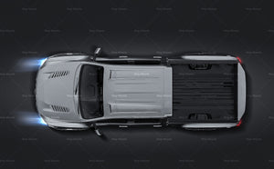 Nissan Titan glossy finish - all sides Car Mockup Template.psd