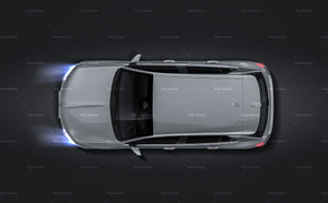 Opel Astra Sports Tourer glossy finish - all sides Car Mockup Template.psd