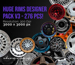 Huge Rims Designers Pack 276 Rims!