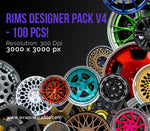 Rims Designers Pack v3 100 Rims!
