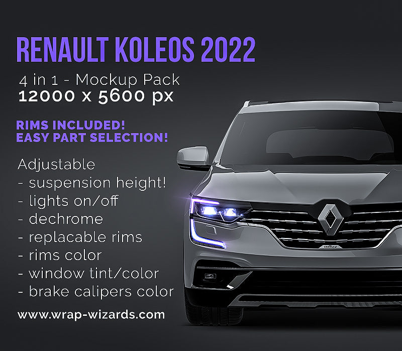 Renault Koleos 2022 - Car Mockup