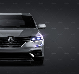 Renault Koleos 2022 glossy finish - all sides Car Mockup Template.psd