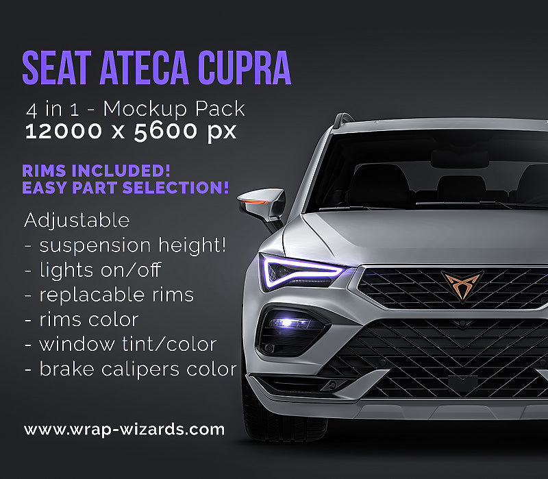 Seat Ateca Cupra - Car Mockup