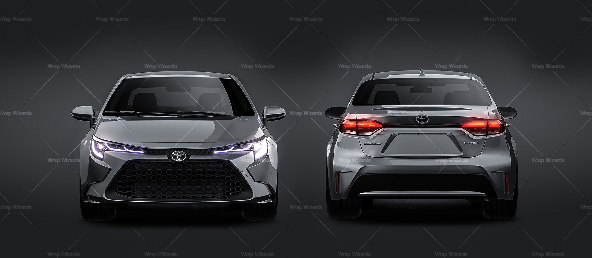 Toyota Corolla Hybrid 2022 - Car Mockup