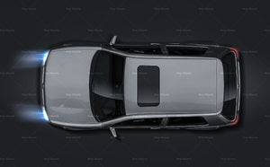 Volkswagen Golf IV R32 glossy finish - all sides Car Mockup Template.psd