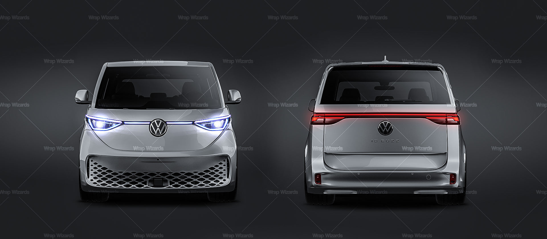Volkswagen ID. Buzz passenger van 2023 - Van Mockup