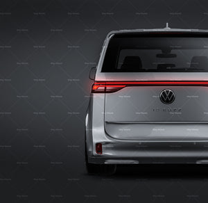 Volkswagen ID. Buzz personal van 2023 glossy finish - all sides Car Mockup Template.psd